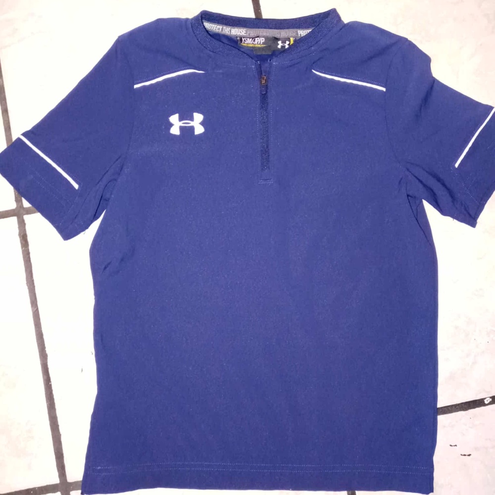 Under Armour Kids Navy Polo Shirt